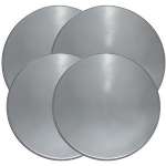 * A Stainless Steel Effect Round Metal Stove Burner Covers