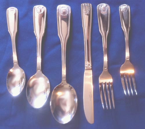 ! Shell One Dozen Desert Spoons Capco Restaurant Flatware ! Shell One Dozen Desert Spoons Capco Restaurant Flatware