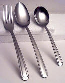 Heavy Dominion One Dozen Teaspoons Capco Restaurant Flatware